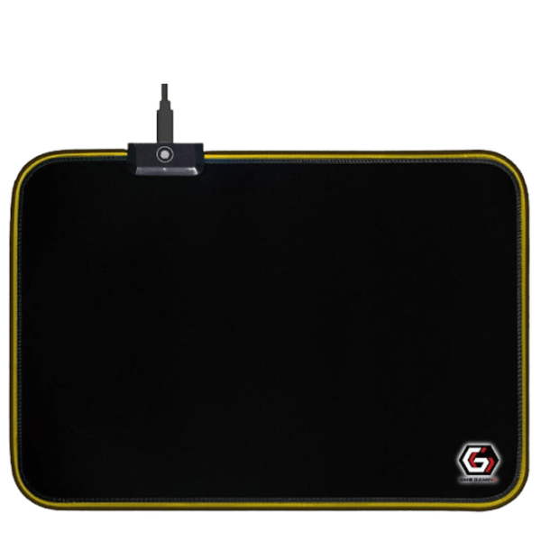 Covoraș pentru mouse Gembird MP-GAMELED-M Black 250 x 350 x 4 mm photo 1