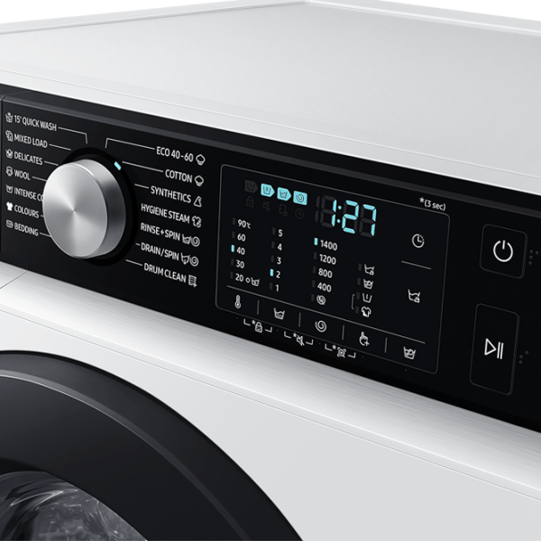 Mașină de spălat Samsung Bespoke WW11BBA046AELE White 11 kg, 1400 rpm, A photo 7