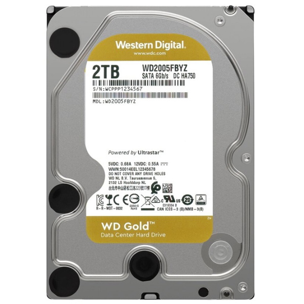 HDD Western Digital Gold 3.5'' 2 TB  photo 2