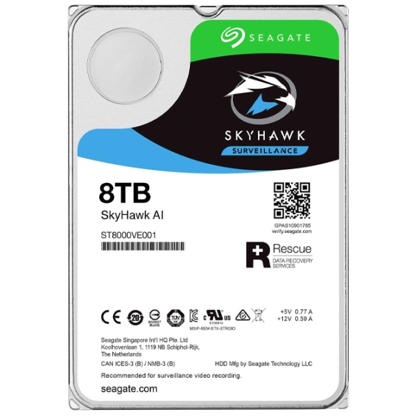 HDD Seagate SkyHawk AI Surveillance 3.5'' 8 TB  photo 2
