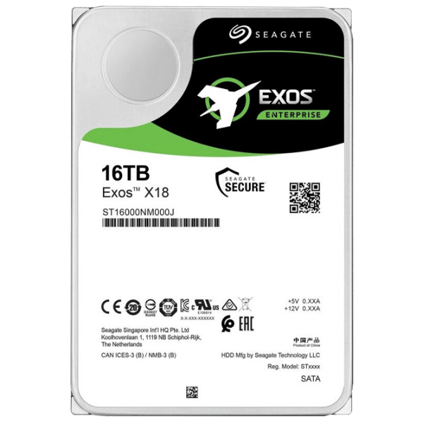 Seagate Exos X18 3.5'' 16 TB  photo 1