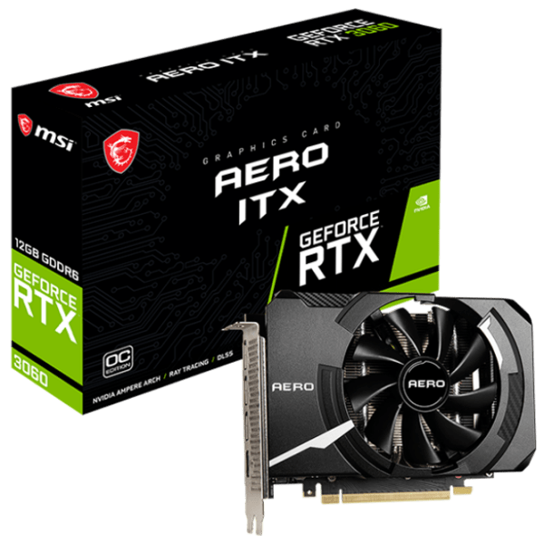 Placă video MSI GeForce RTX 3060 AERO ITX OC 12 GB  photo 5