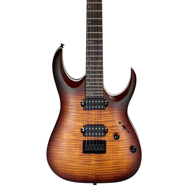 Chitară electrică Ibanez RGA42FM-DEF
Dragon Eye Burst Flat Superstrat photo 3