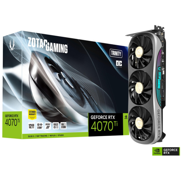 Placă video Zotac GeForce RTX 4070 Ti Trinity OC 12 GB  photo 5