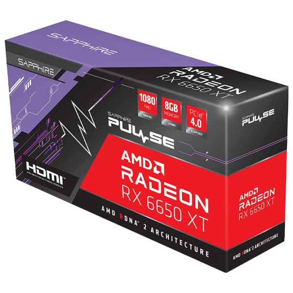 Видеокарта Sapphire PULSE Radeon RX 6650 XT GAMING OC 8 ГБ  photo 6
