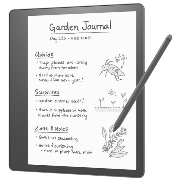 Электронная книга Amazon Kindle Scribe 2022 with Premium Pen Tungsten 32 ГБ Черный  photo 1