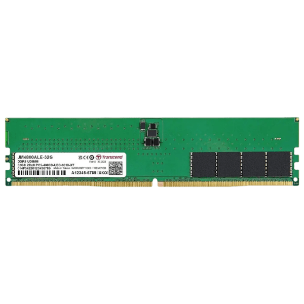 Оперативная память 32 ГБ Transcend JM4800ALE-32G  DIMM, DDR5, 4800 МГц photo 1