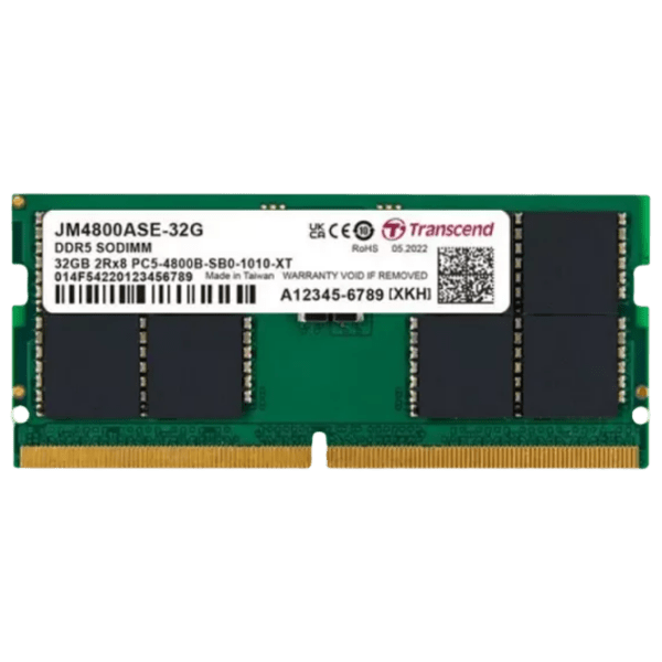 Оперативная память 32 ГБ Transcend JM4800ASE-32G  SO-DIMM, DDR5, 4800 МГц photo 1