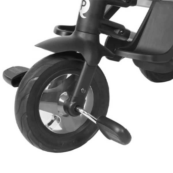 Трицикл Qplay Nova Plus Rubber Серый Алюминий/ Детский photo 2