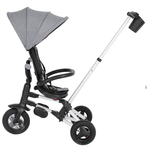 Трицикл Qplay Nova Plus Rubber Серый Алюминий/ Детский photo 4