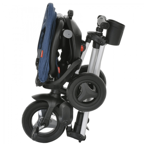Triciclu Qplay Nova Plus Rubber Blue Aluminiu/ Pentru copii photo 2
