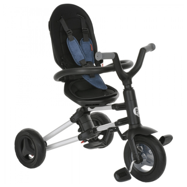 Triciclu Qplay Nova Plus Rubber Blue Aluminiu/ Pentru copii photo 3
