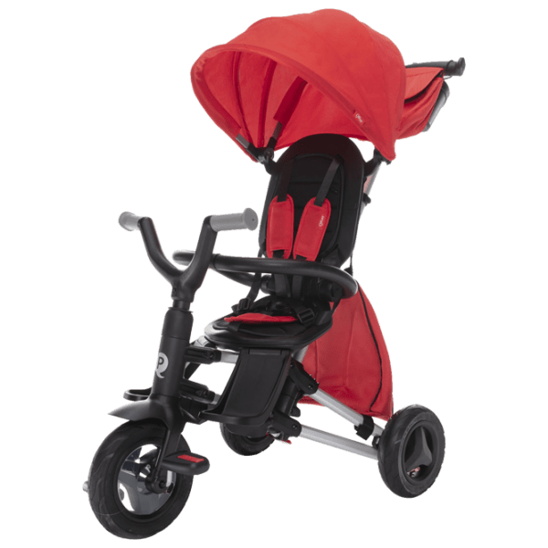 Triciclu Qplay Nova Plus Rubber Red Aluminiu/ Pentru copii photo 1