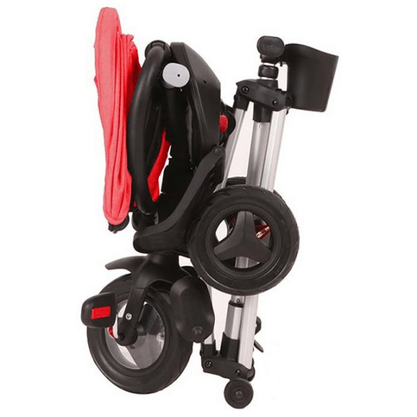 Triciclu Qplay Nova Plus Rubber Red Aluminiu/ Pentru copii photo 4
