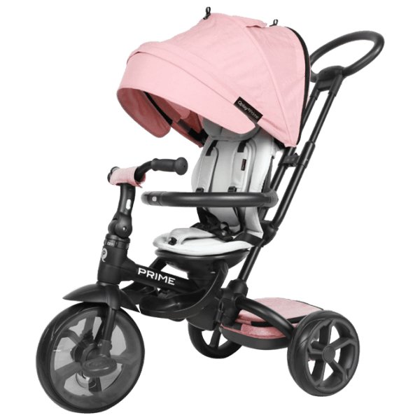 Triciclu Qplay Prime Pink Metal/ Pentru copii photo 1