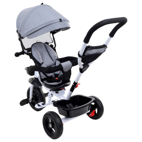 Triciclu FunFit Twist Gray Metal/ Pentru copii photo 2