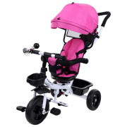 Triciclu FunFit Twist Pink Metal/ Pentru copii