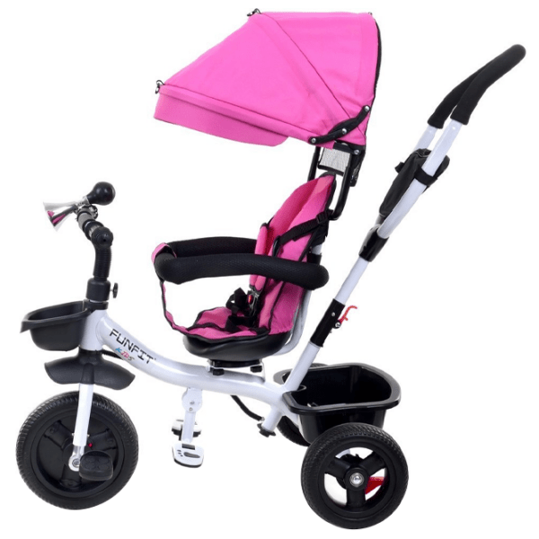 Triciclu FunFit Twist Pink Metal/ Pentru copii photo 5