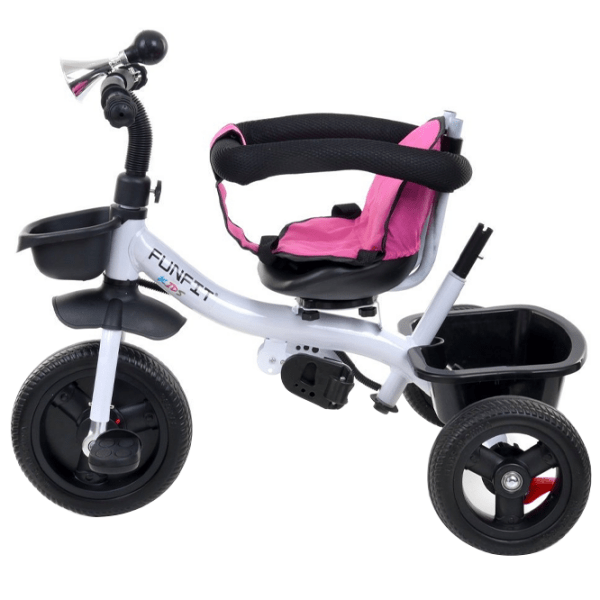 Triciclu FunFit Twist Pink Metal/ Pentru copii photo 7