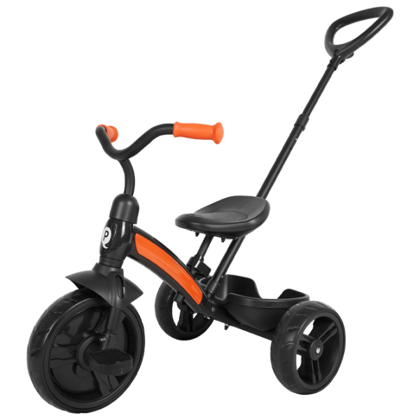 Трицикл Qplay Elite Plus Черный Металл/ Детский photo 1