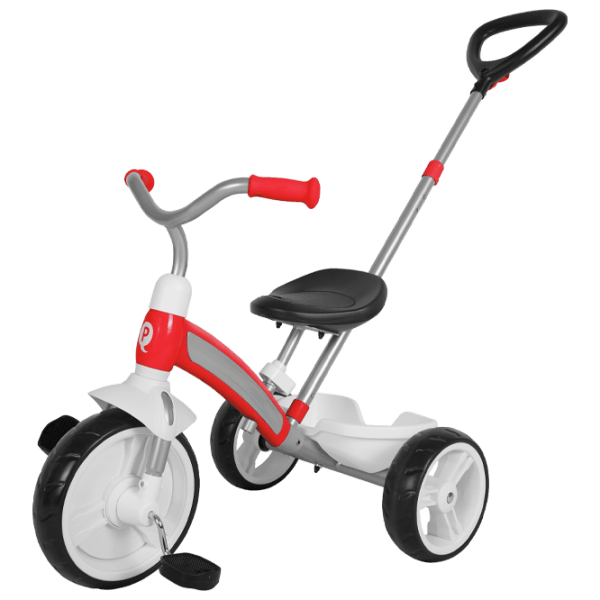 Triciclu Qplay Elite Plus Red Metal/ Pentru copii photo 1