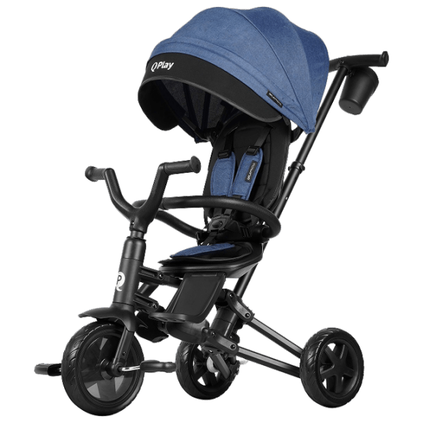 Triciclu Qplay Nova Niello Blue Aluminiu/ Pentru copii photo 1