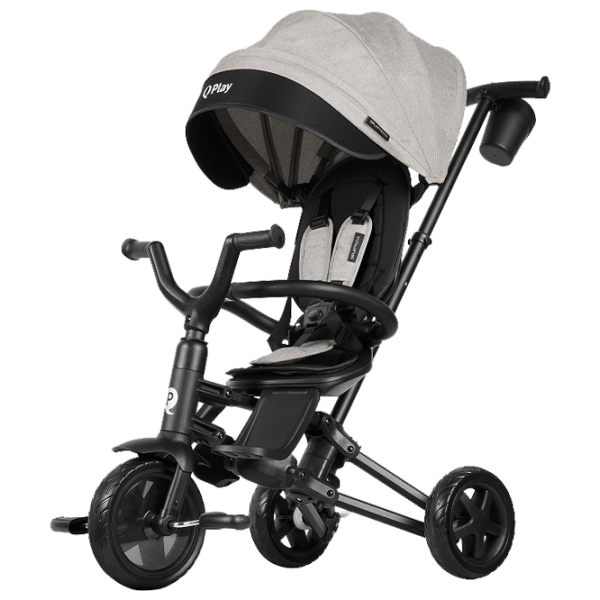 Triciclu Qplay Nova Niello Gray Aluminiu/ Pentru copii photo 1