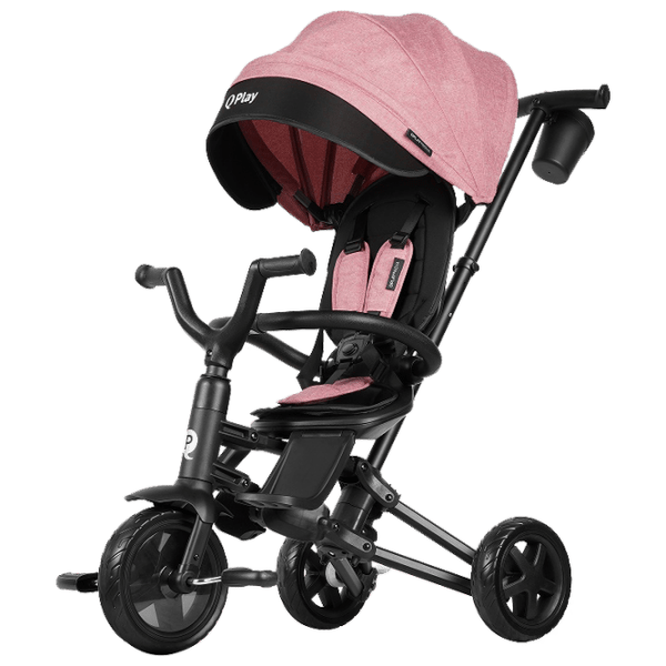 Triciclu Qplay Nova Niello Pink Aluminiu/ Pentru copii photo 1