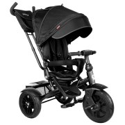 Triciclu Qplay Premium Black Oțel/ Pentru copii