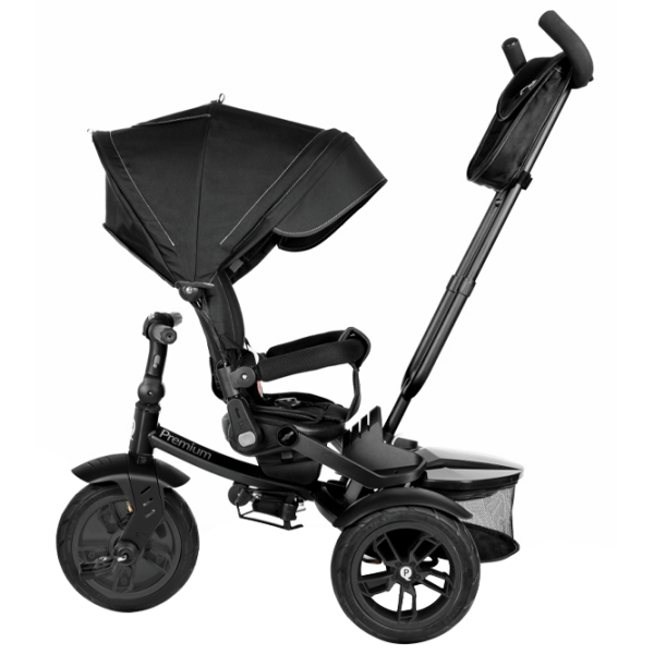 Triciclu Qplay Premium Black Oțel/ Pentru copii photo 3