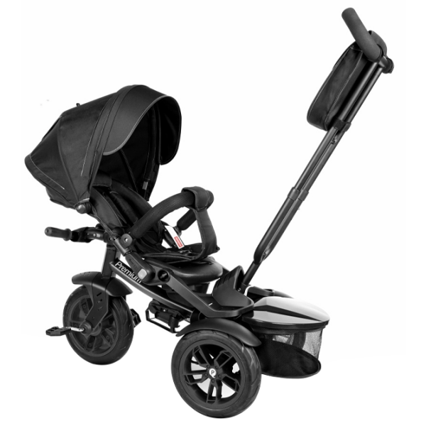 Triciclu Qplay Premium Black Oțel/ Pentru copii photo 4