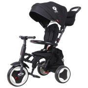 Triciclu Qplay Rito Plus Black Metal/ Pentru copii
