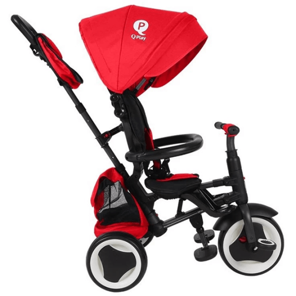 Triciclu Qplay Rito Plus Red Metal/ Pentru copii photo 2