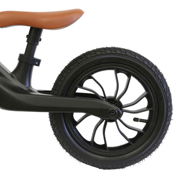 Bicicletă fără pedale Qplay Racer 10" Black Brown Metal / Pentru copii photo 2
