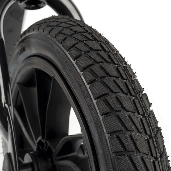 Bicicletă fără pedale Qplay Racer 10" Black Brown Metal / Pentru copii photo 4