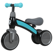Bicicletă fără pedale Qplay Sweetie Blue Black Metal / Pentru copii