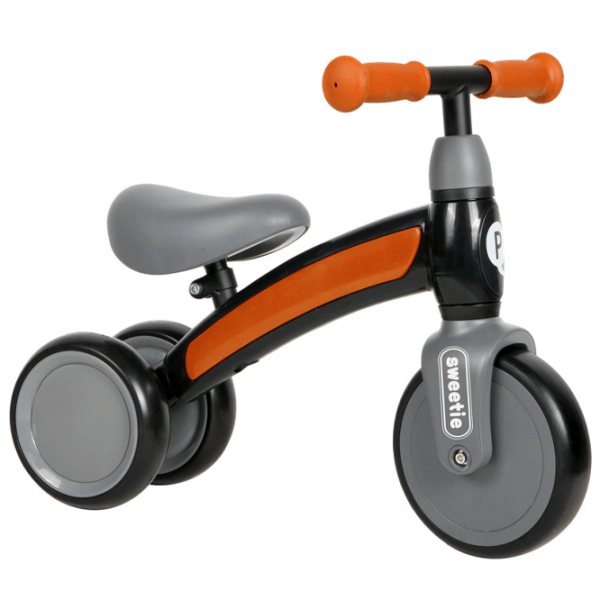 Bicicletă fără pedale Qplay Sweetie Orange Black Metal / Pentru copii photo 2