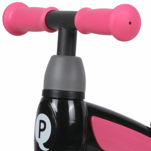 Bicicletă fără pedale Qplay Sweetie Pink Black Metal / Pentru copii photo 3