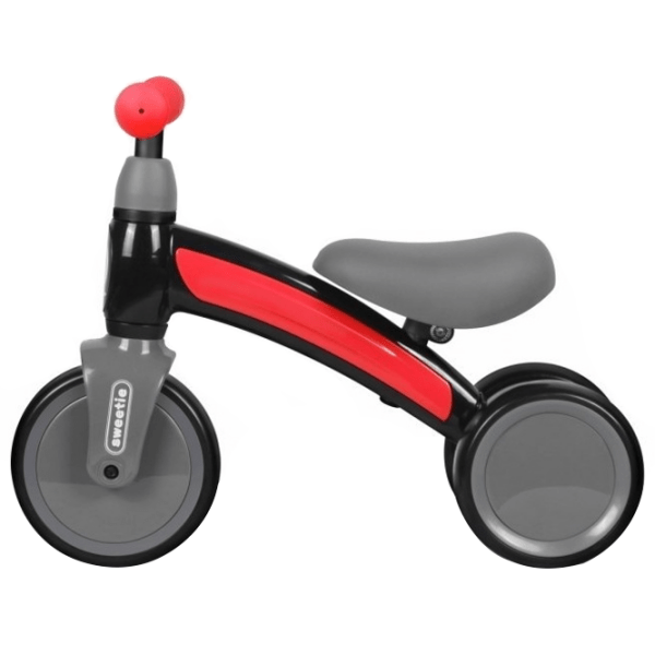 Bicicletă fără pedale Qplay Sweetie Red Black Metal / Pentru copii photo 3
