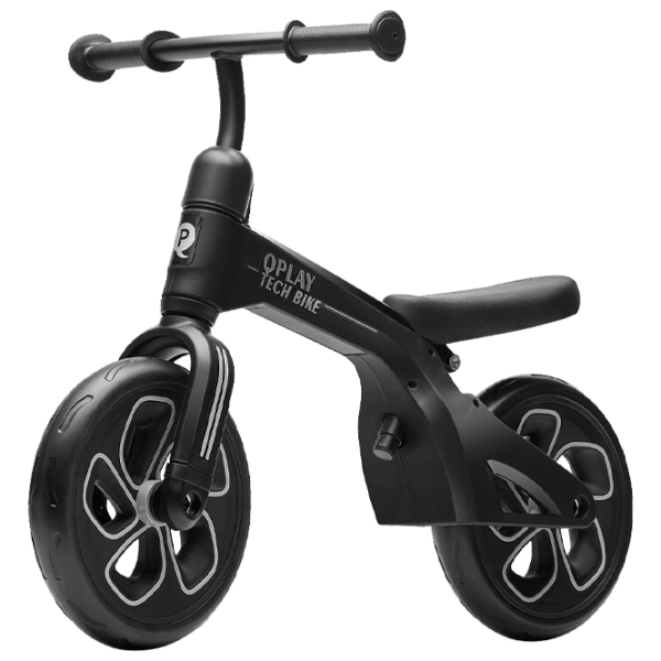 Bicicletă fără pedale Qplay Tech 10" Black  Metal / Pentru copii photo 1
