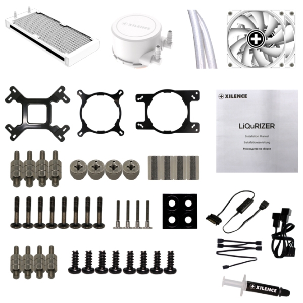 Cooler cu lichid Xilence LQ240 ARGB White  photo 12