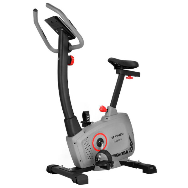 Bicicletă fitness Spokey Edo Pro Gray Vertical, 120 kg photo 2