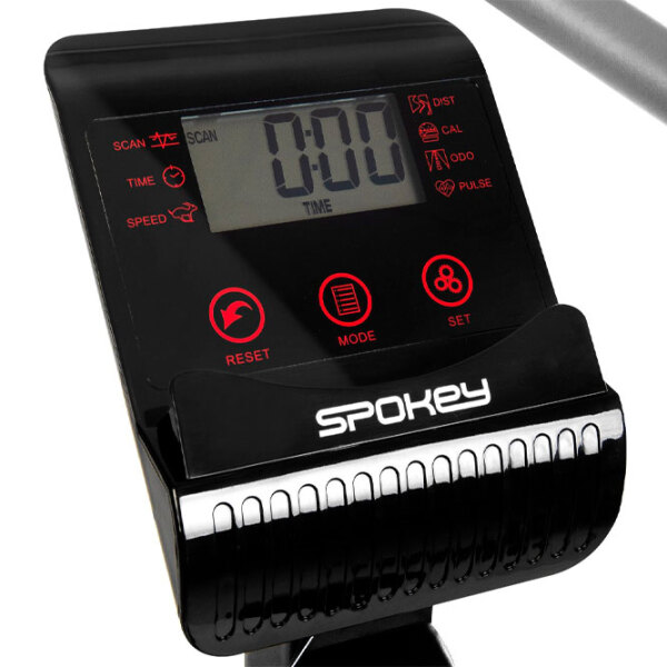 Bicicletă fitness Spokey Edo Pro Gray Vertical, 120 kg photo 4