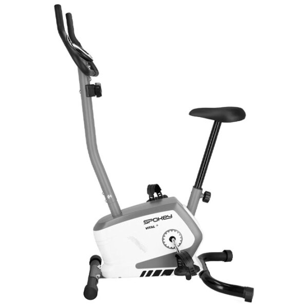 Bicicletă fitness Spokey Vital+ Gray White Vertical, 100 kg photo 2