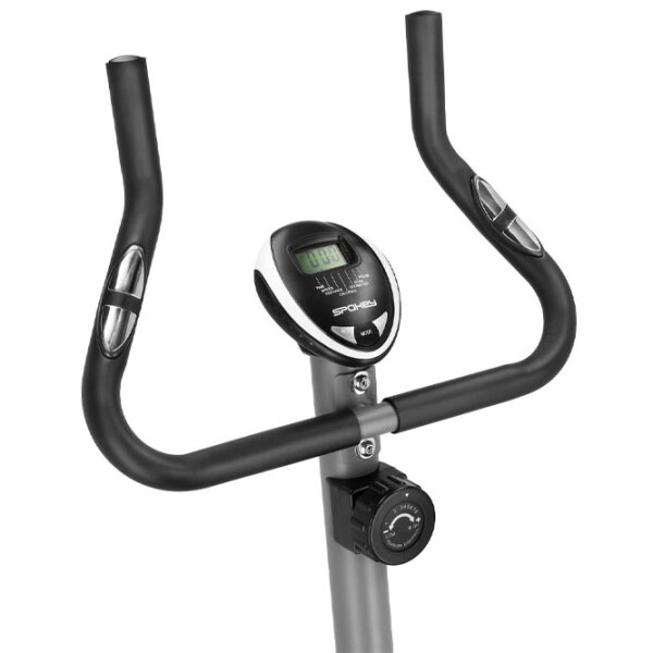 Bicicletă fitness Spokey Vital+ Gray White Vertical, 100 kg photo 4