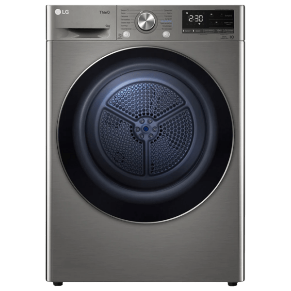 Mașină de uscat rufe LG DC90V5V9S Inox 9 kg, A++ photo 1