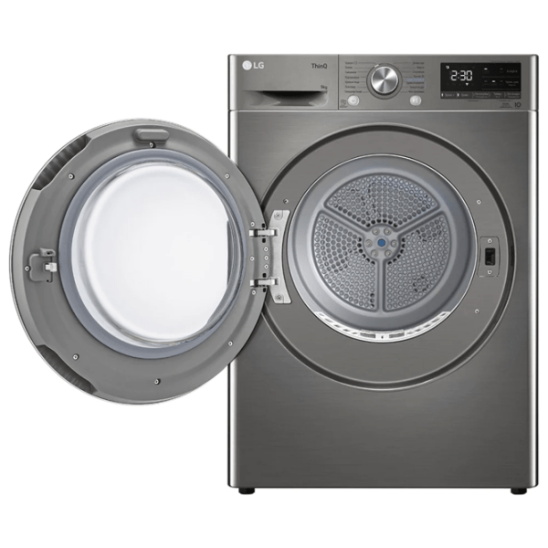 Mașină de uscat rufe LG DC90V5V9S Inox 9 kg, A++ photo 6