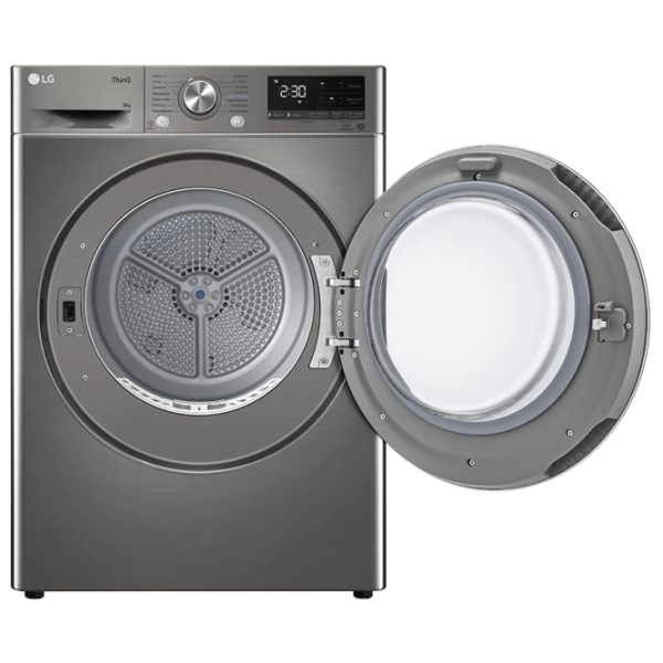 Mașină de uscat rufe LG DC90V5V9S Inox 9 kg, A++ photo 7