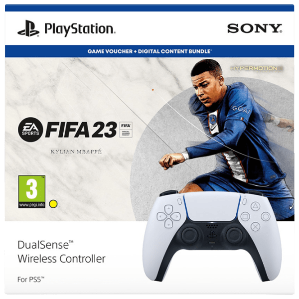 Геймпад Sony DualSense + FIFA23 Белый Беспроводные / 16 buttons photo 1