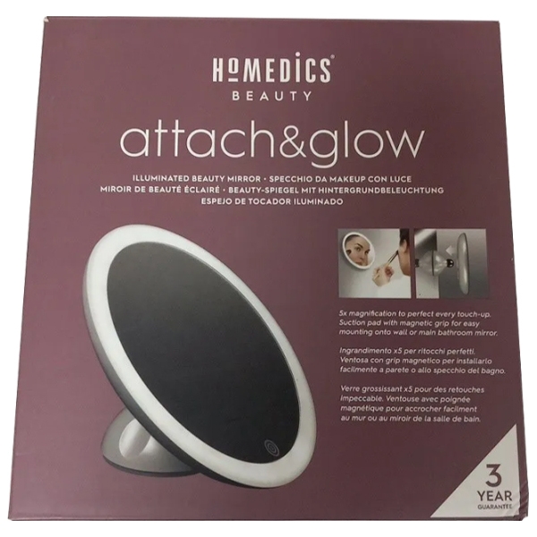 Зеркало для макияжа HoMedics MIR-SR821-EU Белый  photo 5